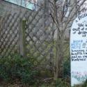 The stone of hope outside Viva House.